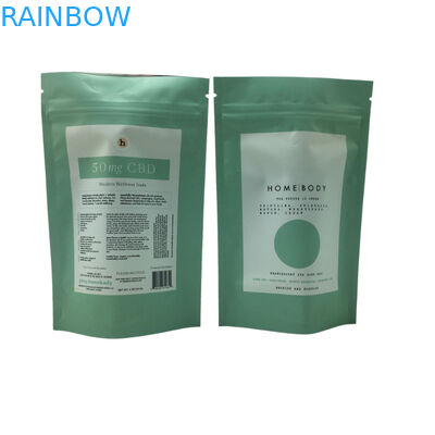 ম্যাট মুদ্রিত পুনরায় বন্ধযোগ্য প্যাকেজিং ব্যাগ জিপ লক প্লাস্টিক স্নান লবণ শরীরের স্ক্রাবিং স্ট্যান্ডিং আপ পকেট জিপার সঙ্গে