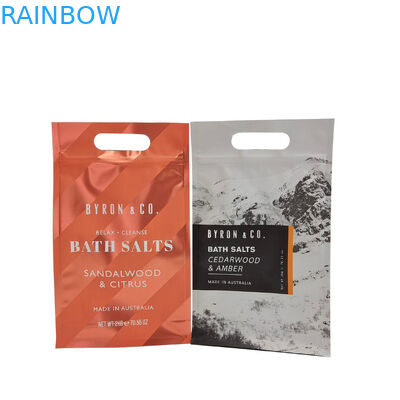 স্পা স্নান সোয়াগ স্ক্রাব লবণ প্যাকেজ ব্যাগ স্ট্যান্ড আপ জিপার প্লাস্টিকের ব্যাগ সাবান সমুদ্র লবণ স্নান পণ্য প্যাকেজিং ব্যাগ