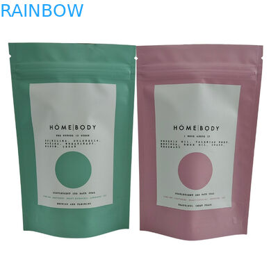 কাস্টমাইজড প্যাকেজিং স্ট্যান্ড আপ ব্যাগ মাইলার জিপার ব্যাগ অ্যালুমিনিয়াম ফয়েল ব্যাগ স্ক্রাব স্নান লবণ প্যাকিং জন্য