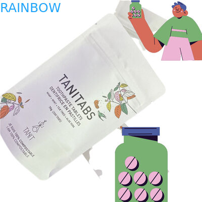 কাস্টম ওয়াটারপ্রুফ বায়োডেগ্রেডেবল প্লা Kraft কাগজ Ziplock ব্যাগ Zipper ব্যাগ স্ট্যান্ড আপ পকেট