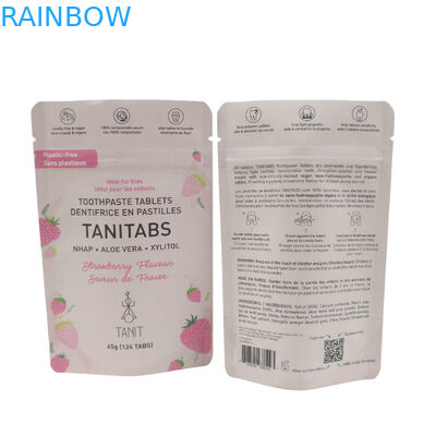 খাদ্য প্যাকেজিংয়ের জন্য পকেট জৈববিন্যাসযোগ্য স্ট্যান্ড আপ প্লাস্টিকের জিপার অ্যালুমিনিয়াম ফয়েল প্যাকেজিং কাস্টম ম্যাট ব্যাগ জৈববিন্যাসযোগ্য