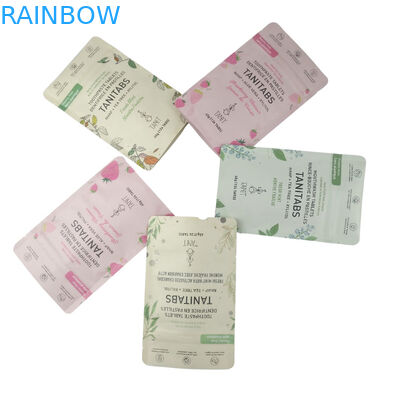 কাস্টম ব্র্যান্ড প্রিন্টিং কম্পোস্টেবল ফুড গ্রেড পলিথিন বায়োডেগ্রেডেবল ক্রাফ্ট পেপার স্ট্যান্ড আপ প্যাচ মাইলার জিপলক ব্যাগ