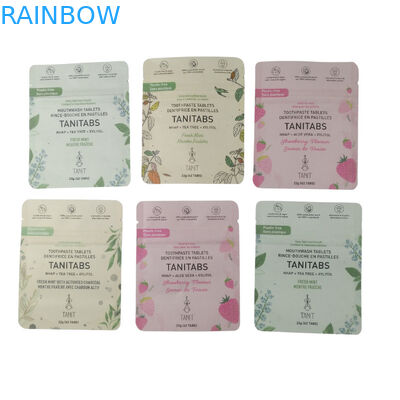 ইকো-বন্ধুত্বপূর্ণ জিপলক স্ট্যান্ড আপ ফুড প্যাকেজিং 100% কম্পোস্টেবল বায়োডেগ্রেডেবল ক্রাফ্ট পেপার প্যাকেট ব্যাগ