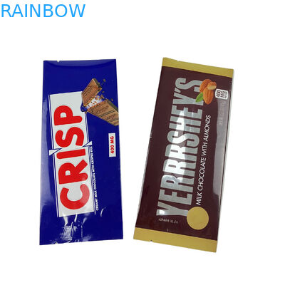 কাস্টম মুদ্রিত ফুড গ্রেড ব্যাক সাইড সিলড স্যাকেট স্ন্যাক এনার্জি বার প্যাকেজিং মাশরুম চকোলেট ব্যাগ