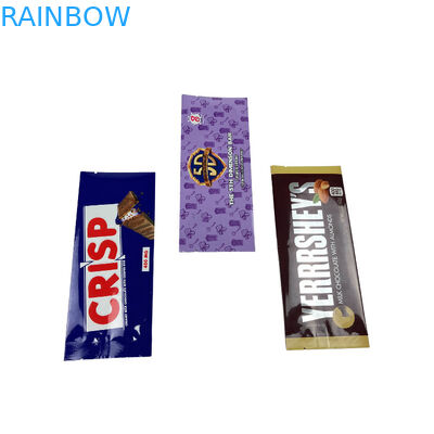 কাস্টম মুদ্রিত ফুড গ্রেড ব্যাক সাইড সিলড স্যাকেট স্ন্যাক এনার্জি বার প্যাকেজিং মাশরুম চকোলেট ব্যাগ