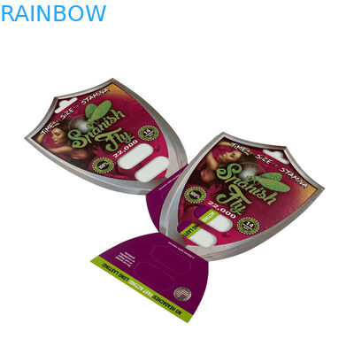 1/2 ক্যাপসুলের জন্য 3 ডি সেক্স পিল ব্লাস্টার কার্ড প্যাকেজিং