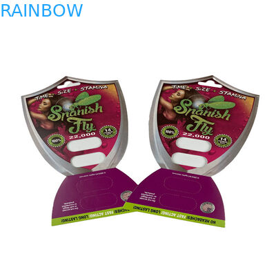 1/2 ক্যাপসুলের জন্য 3 ডি সেক্স পিল ব্লাস্টার কার্ড প্যাকেজিং