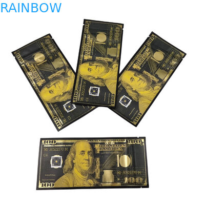 কাস্টম প্রিন্টিং ব্যাগ মাইলার গন্ধ প্রতিরোধী স্ট্যান্ড আপ ব্যাগ মিষ্টি খাদ্য প্যাকেজিং 3.5g উইন্ডো সহ মাইলার জিপলক ব্যাগ