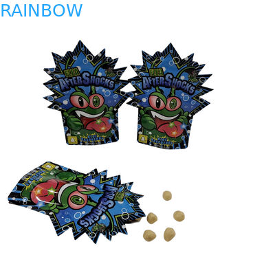 কাস্টম প্রিন্টিং প্যাকেজিং ডিজাইন গন্ধ প্রতিরোধী ব্যাগ পুনরায় বন্ধযোগ্য খাদ্য সঞ্চয়স্থান 3.5g স্ন্যাক ব্যাগ প্লাস্টিকের প্যাকেজিং মাইলার ব্যাগ