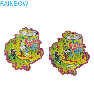 কাস্টম প্রিন্টিং প্যাকেজিং ডিজাইন গন্ধ প্রতিরোধী ব্যাগ পুনরায় বন্ধযোগ্য খাদ্য সঞ্চয়স্থান 3.5g স্ন্যাক ব্যাগ প্লাস্টিকের প্যাকেজিং মাইলার ব্যাগ