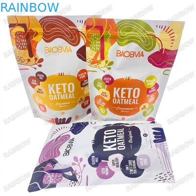 উত্পাদন মূল্য ডিজিটাল মুদ্রিত উচ্চ মানের খাদ্য ব্যাগ চকচকে সমাপ্তি প্লাস্টিকের ব্যাগ খাদ্য সংরক্ষণের জন্য স্বচ্ছ উইন্ডো