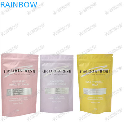 লোগো কাস্টম মুদ্রণ শরীরের স্ক্রাব জন্য পুনরায় ব্যবহারযোগ্য ব্যাগ জলরোধী নমুনা জিপ লক সঙ্গে স্ট্যান্ড আপ পকেট