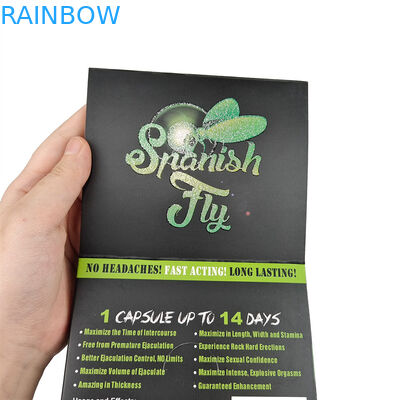 উচ্চ মানের সেক্স পিল 3 ডি বুদবুদ প্যাকিং কার্ড Rhino Male Enhancement Pill প্যাকিং কার্ড সঙ্গে প্রদর্শন কাগজ বাক্স