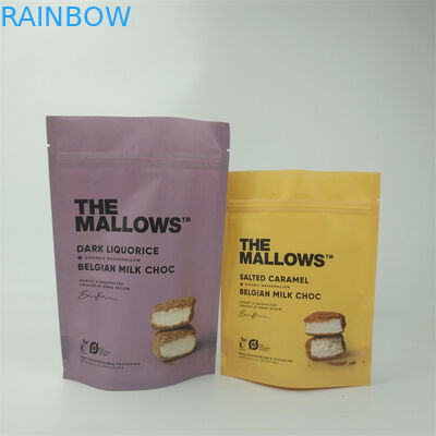 ডিজিটাল প্রিন্টিং ম্যাট পৃষ্ঠ সমাপ্তি সহ শুকনো খাদ্য ক্রাফ্ট পেপার প্যাকেজিং ব্যাগ