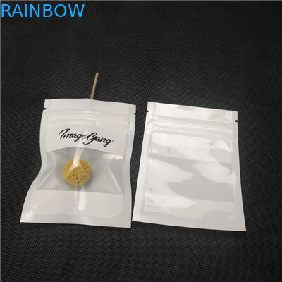 কাস্টমাইজড প্লাস্টিকের পকেট জুয়েলারী প্যাকেজিং ব্যাগ পরিষ্কার উইন্ডো সঙ্গে