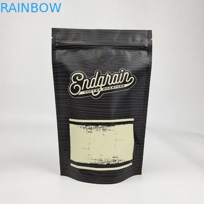 কাস্টম ম্যাট মেটালিক ফিনিস অ্যালুমিনিয়াম ফয়েল ডয়প্যাক স্ট্যান্ড আপ জিপার পকেট প্লাস্টিকের স্ন্যাকস ফুড ব্যাগ