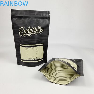 কাস্টম ম্যাট মেটালিক ফিনিস অ্যালুমিনিয়াম ফয়েল ডয়প্যাক স্ট্যান্ড আপ জিপার পকেট প্লাস্টিকের স্ন্যাকস ফুড ব্যাগ