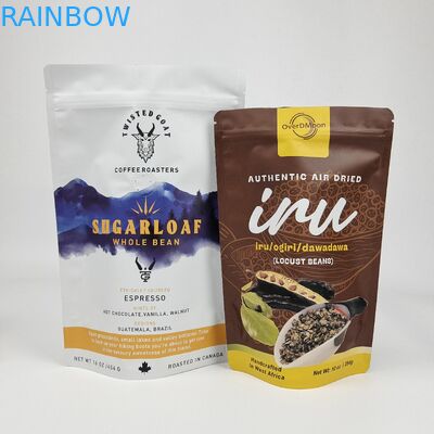 ডিজিটাল প্রিন্টিং কম MOQ কাস্টম লোগো ব্র্যান্ডেড স্ট্যান্ড আপ প্লাস্টিক প্যাকেজ মাইলার ব্যাগ প্যাকেজিং জিপার পকেট খাদ্য সঞ্চয় করার জন্য