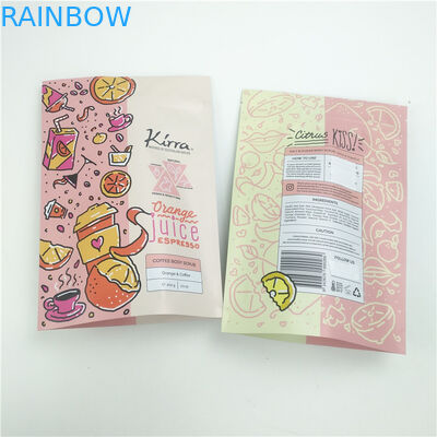 পুনর্ব্যবহারযোগ্য জিপ লক স্ট্যান্ড আপ প্যাকেট বডি স্ক্রাব কসমেটিকস স্নান লবণ প্লাস্টিকের প্যাকেজিং ব্যাগ