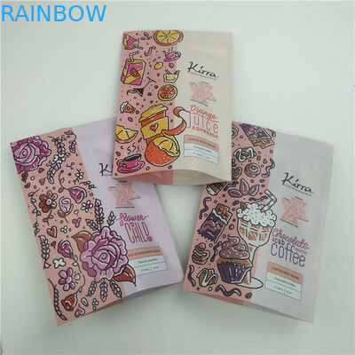 পুনর্ব্যবহারযোগ্য জিপ লক স্ট্যান্ড আপ প্যাকেট বডি স্ক্রাব কসমেটিকস স্নান লবণ প্লাস্টিকের প্যাকেজিং ব্যাগ