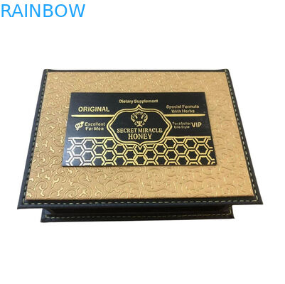 কাস্টম মুদ্রিত মিনি পিল ব্যাগ মধু কাগজের বাক্সের সাথে ছোট প্যাকেট
