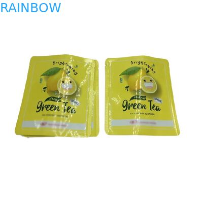 তাপ সীল ছোট আকারের তিন পাশের সীল ব্যাগ ফেস মাস্কের জন্য ফ্ল্যাট নমুনা প্যাকেট