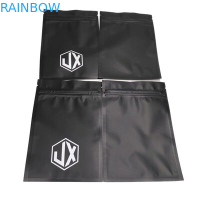 ম্যাট ব্ল্যাক থ্রি সাইড সিল ক্যাবল ইউএসবি প্লাস্টিক প্যাকেজিং ব্যাগ সঙ্গে জিপার