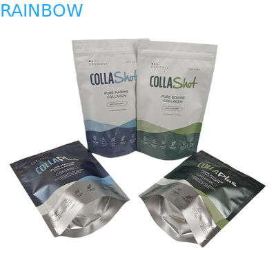 কাস্টম লোগো স্পট ইউভি অ্যালুমিনিয়াম ফয়েল সহ স্ট্যান্ড আপ মাইলার ব্যাগ প্রোটিন পাউডারের জন্য পুনরায় সিলযোগ্য মাইলার ব্যাগ