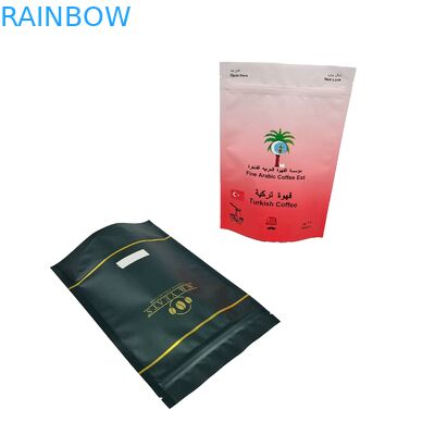 সুগন্ধযুক্ত কফি বিন কাস্টম লোগো ডিজিটাল মুদ্রিত ডয়প্যাক ক্লিয়ার প্রিন্টিং স্ট্যান্ড আপ ব্যাগ কফি বিন ব্যাগ