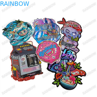 কাস্টমাইজড ডাই কাট ব্যাগগুলি শিশু প্রুফ জিপার এবং মুদ্রণ ডিজাইনের জন্য দীর্ঘস্থায়ী স্থায়িত্ব সহ