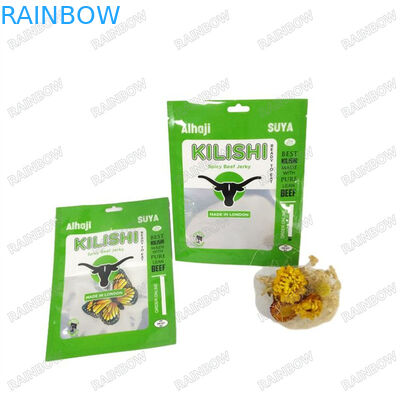 ডিজিটাল প্রিন্টিং ১০০% বায়োডেগ্রেডেবল ক্রাফট পেপার ব্যাগ কাস্টম নির্মাতারা স্ট্যান্ড আপ ফুড প্যাকেজিং জিপার প্লাস্টিকের ব্যাগ সি