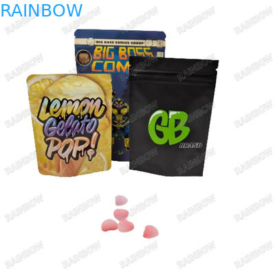 কাস্টম পুনরায় বন্ধযোগ্য তাপ সীল স্ট্যান্ড আপ কাগজ ব্যাগ স্ন্যাক কুকিজ খাদ্য প্যাকেজিং জিপার ব্যাগ