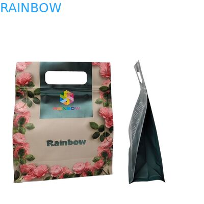 কাস্টম অর্ডার গ্রহণ করুন ফ্ল্যাট নীচের কফি প্যাকেজিং ব্যাগ সঙ্গে অধীনে Gusseted প্যাকেজিং ব্যাগ