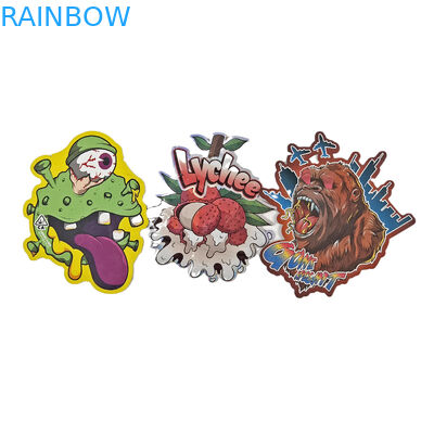 কাস্টম মুদ্রিত শিশু প্রুফ জিপার ব্যাগ স্ট্যান্ড আপ হলোগ্রাফিক ব্যাগ স্ন্যাক্স এবং কমোডিটি পণ্য জন্য প্লাস্টিকের ব্যাগ