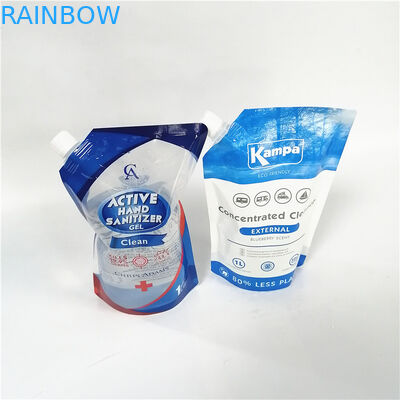 পরিবেশ বান্ধব প্যাকেজিংয়ের জন্য বিভিন্ন ধরণের ক্যাপ সহ পুনর্ব্যবহারযোগ্য স্পুটড স্ট্যান্ড-আপ প্যাকেজ