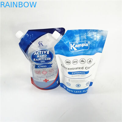 পরিবেশ বান্ধব প্যাকেজিংয়ের জন্য বিভিন্ন ধরণের ক্যাপ সহ পুনর্ব্যবহারযোগ্য স্পুটড স্ট্যান্ড-আপ প্যাকেজ