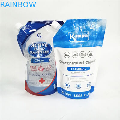 পরিবেশ বান্ধব প্যাকেজিংয়ের জন্য বিভিন্ন ধরণের ক্যাপ সহ পুনর্ব্যবহারযোগ্য স্পুটড স্ট্যান্ড-আপ প্যাকেজ