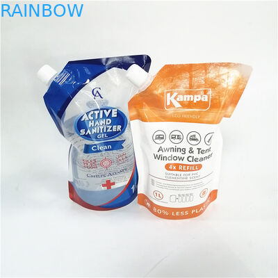 পরিবেশ বান্ধব প্যাকেজিংয়ের জন্য বিভিন্ন ধরণের ক্যাপ সহ পুনর্ব্যবহারযোগ্য স্পুটড স্ট্যান্ড-আপ প্যাকেজ