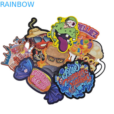 প্লাস্টিক কাস্টম ডিজাইন বিশেষ আকৃতি প্যাকেজিং মুদ্রিত হলোগ্রাম ফয়েল ক্যান্ডি শিশু প্রমাণ মাইলার ডাই কাট ব্যাগ