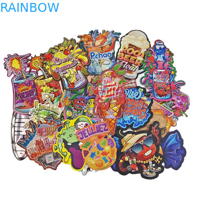 অনিয়মিত আকৃতির প্যাকেজিং ব্যাগ হলোগ্রাফ ফয়েল ডাই কাট ব্যাগ বিশেষ আকৃতির জিপলক প্লাস্টিক মাইলার 3.5 গ্রাম ডাই কাট ব্যাগ