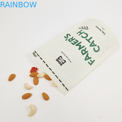 সাদা হ্যান্ডেল উপাদান এবং স্ট্যান্ড ব্যক্তিগতকৃত উপহার ব্যাগ অন্তর্ভুক্ত