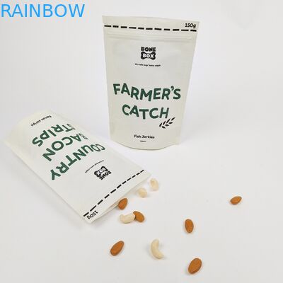 সাদা হ্যান্ডেল উপাদান এবং স্ট্যান্ড ব্যক্তিগতকৃত উপহার ব্যাগ অন্তর্ভুক্ত