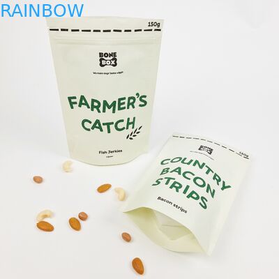 সাদা হ্যান্ডেল উপাদান এবং স্ট্যান্ড ব্যক্তিগতকৃত উপহার ব্যাগ অন্তর্ভুক্ত