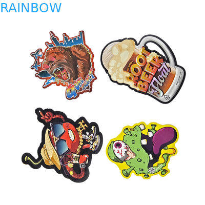 3.5g 7g কাস্টম মুদ্রিত বিশেষ ডাই কাট অনিয়মিত আকৃতির মাইলার ব্যাগ জিপার স্ন্যাক প্যাকেজিং সহ গন্ধ প্রতিরোধী মাইলার ব্যাগ