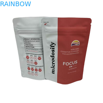 মেডিকেল গুল্ম পাতা তিন পাশের সীল পকেট গন্ধ প্রতিরোধী উইন্ডো সঙ্গে কাস্টমাইজড মাইলার ব্যাগ