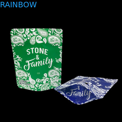 3.5 গ্রাম প্লাস্টিকের ব্যাগ প্যাকেজিং কাস্টম লেবেল মুদ্রিত CBD কুকিজ পুনরায় বন্ধযোগ্য