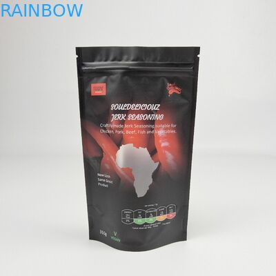 পুনরায় সিলযোগ্য ম্যাট ফুল কালার প্যাকেজ স্ট্যান্ড আপ প্যাকেজ অ্যালুমিনিয়াম ফয়েল প্যাকেজিং জিপ লক ব্যাগ ডয়প্যাক মাইলার ফুড প্যাকেজিং ব্যাগ