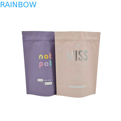 স্ট্যান্ড আপ জিপার ব্যাগ কসমেটিক্স নমুনা প্যাকেট জন্য নিখুঁত আকার