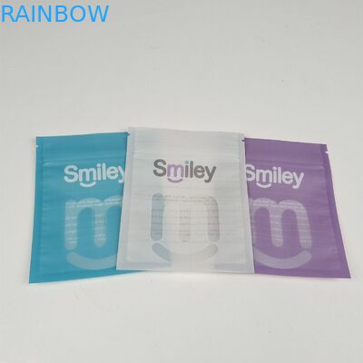 পাইকারি পুনর্ব্যবহারযোগ্য থ্রি সাইড সিলড মাইলার প্যাকেজিং দাঁত সংযোজক জিপার দিয়ে দাঁত যত্নের জন্য