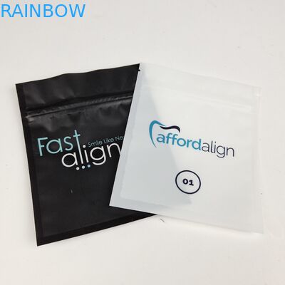 পাইকারি পুনর্ব্যবহারযোগ্য থ্রি সাইড সিলড মাইলার প্যাকেজিং দাঁত সংযোজক জিপার দিয়ে দাঁত যত্নের জন্য